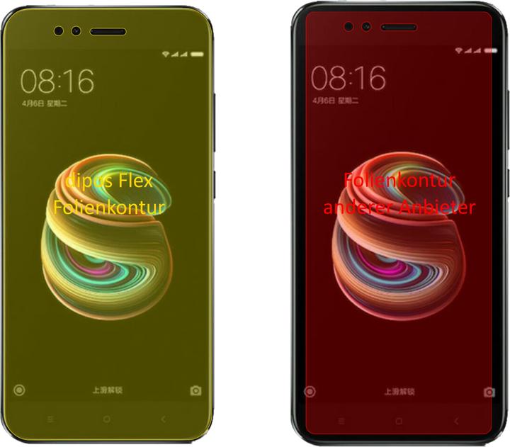 Immagine prodotto Dipos Pellicola Protettiva Full-Cover 3D (3 Pezzo/i, Xiaomi Mi 5X)