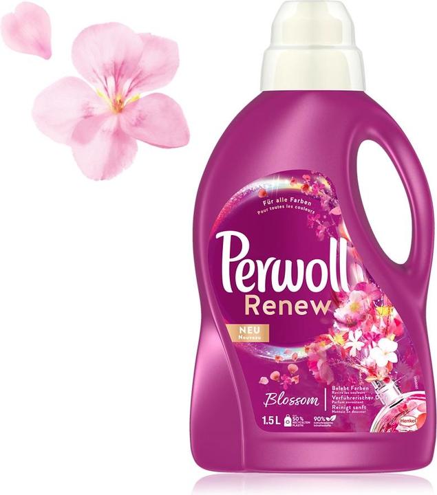 Actual product image Perwoll Renew Liquid Colour Blossom Rush (27 Washing cycles, Liquid detergent)