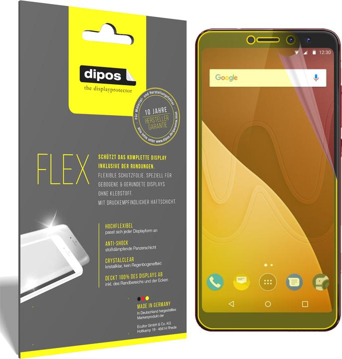 Immagine prodotto Dipos Pellicola Protettiva Full-Cover 3D (3 Pezzo/i, Wiko View Prime)