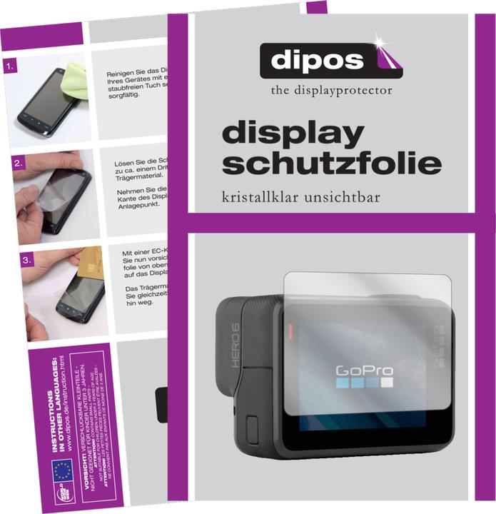 Produktbild Dipos Displayschutzfolie Crystalclear (Displayschutz, Hero 6 Black)