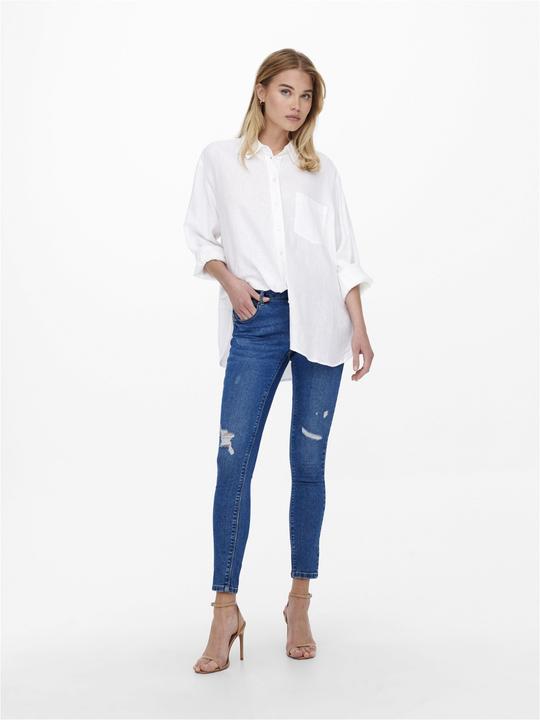 Image du produit Only Chemise unie en lin mélangé (M)