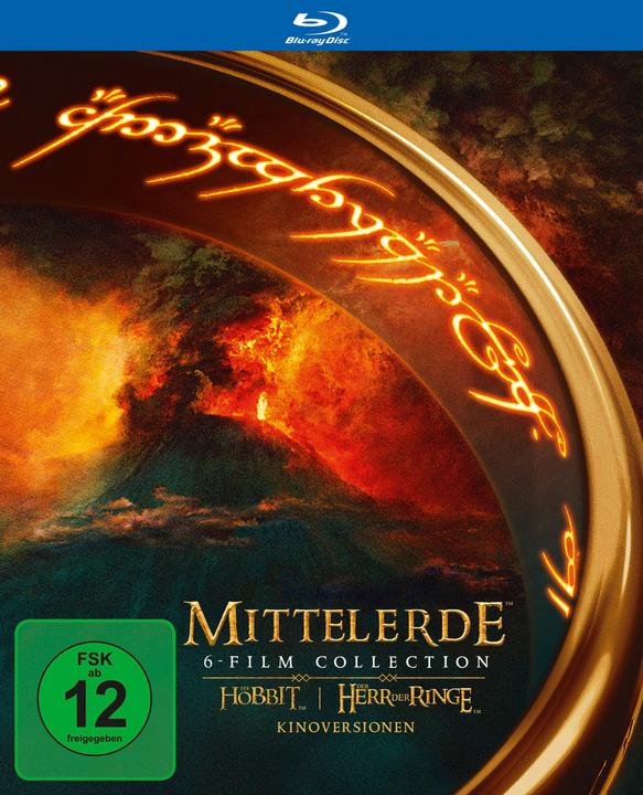 Produktbild Magni Mittelerde 6-Film-Collection-Kinoversionen (Blu-ray, 2023, Deutsch, Englisch)