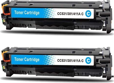 Image du produit Hermex Toner compatible pour HP Color LaserJet CM2320nf MFP (C)