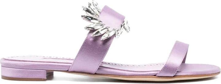 Manolo Blahnik Chivela 010 Flat Sandals (36)