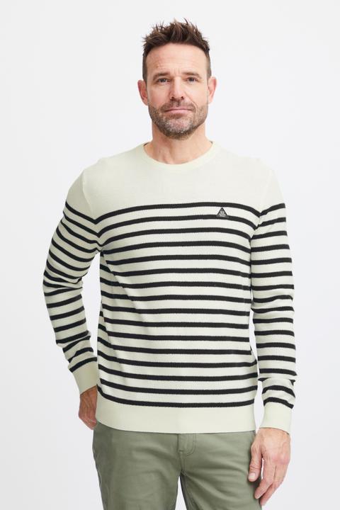 Produktbild FQ1924 FQKyle stripe crew neck knit 21900651 (L)