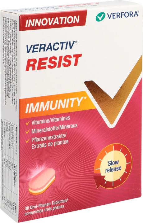 Veractiv Resist3 Drei-Phasen-Tabletten 30 Stk (30 Stück, Tabletten, 64 g)