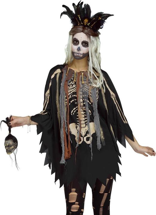 Immagine prodotto Widmann Mantello Voodoo Priestrin: poncho con cappuccio (Taglia unica)