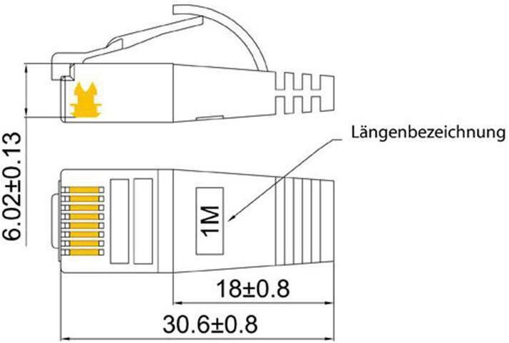 Image du produit Wirewin Câble de réseau (STP, CAT6, 1.50 m)