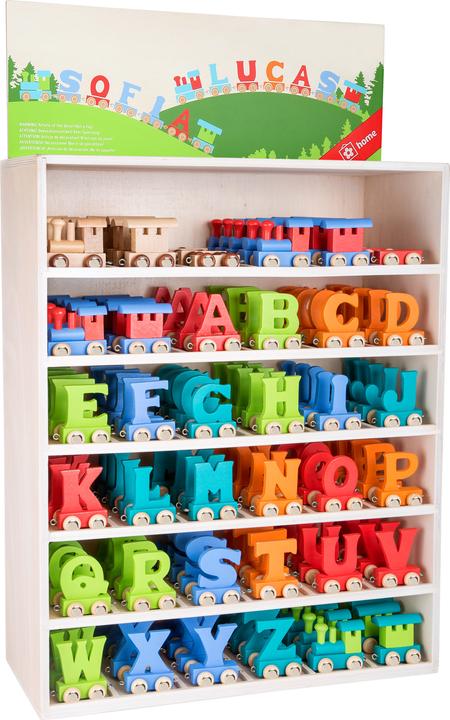 Actual product image Legler OHG Display letter train colourful