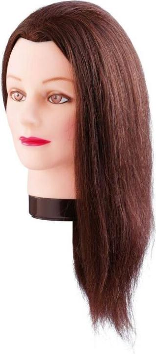 Immagine prodotto Comair Testa Estelle 50cm capelli umani marrone