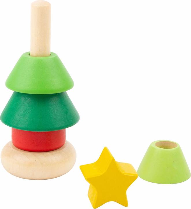 Produktbild small foot Stapelturm-Weihnachtsfigur aus Holz