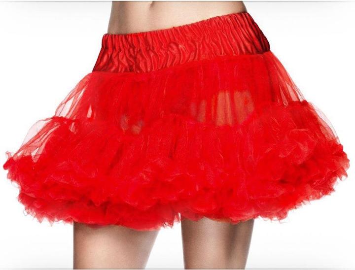 Image du produit Leg Avenue jupon tulle rouge - jupe pour costume de carnaval (S, M, L)