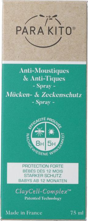 Actual product image Para‘Kito Spray tick and mosquito repellent natural (75 ml)