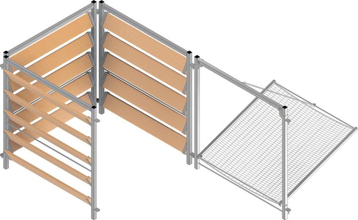 Produktbild Bellissa Komposter Holz/Metall mit Sieb (1000 l)