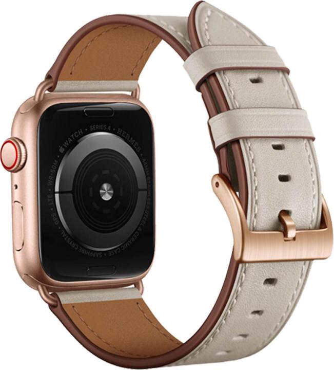 Actual product image Avizar Replacement wristband (Leather, Apple Watch Series 7, Apple Watch Series 6, Apple Watch Series 8)