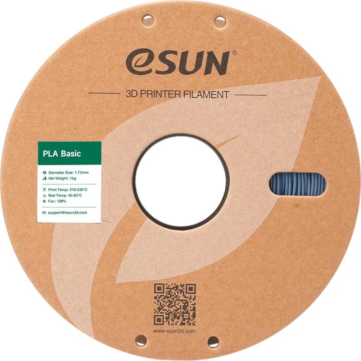 Produktbild eSUN PLA BASIC 1,75mm GREY 1kg (PLA, 1.75 mm, 1000 g, Grau)
