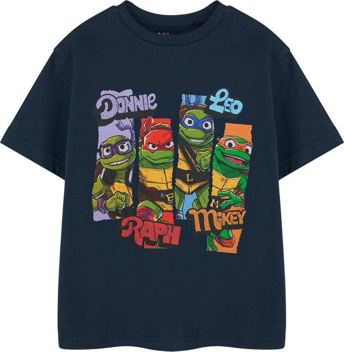 Actual product image Teenage Mutant NT Boys Character Slices Short-Sleeved T-Shirt (146, 152)