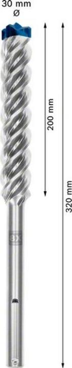 Actual product image Bosch Professional Zubehör Expert SDS max-8X hammer drill, 30 x 200 x 320 mm (30 millimetres)