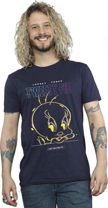 Immagine prodotto Looney Tunes Tweety Glitch Maglietta Uomo (XL)