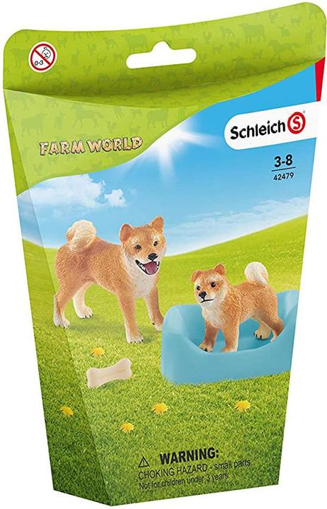 Image du produit Schleich Shiba Inu mère et chiot