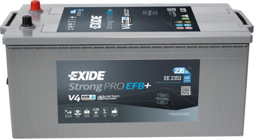 Actual product image Exide Premium Strong Pro (12 V, 235 Ah, 1150 A)