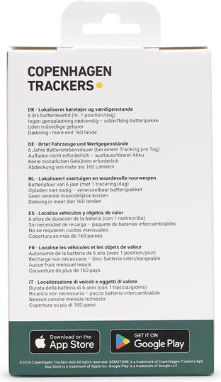 Actual product image Copenhagen Trackers Gemstone GPS tracker (Android, iOS)