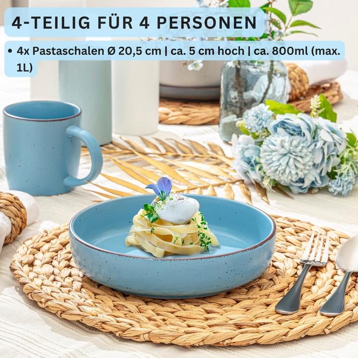 Actual product image Sänger Pastaschalen Set Bombay Saphir (4 x, 20.50 cm)