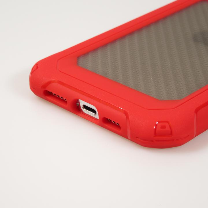 Produktbild PhoneLook Hülle Military Elite kompakt Cover mit semi-transparentem Carbon Rücken (Apple iPhone 14 Pro)
