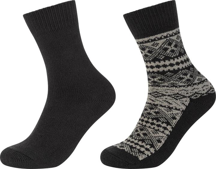 Actual product image Camano Cosy jacquard cuddly socks (pack of 2, 43 - 46)