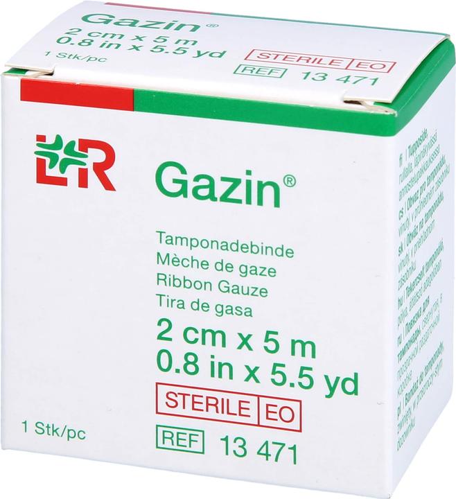 Produktbild Gazin Tamponadebinden 2cmx5m steril