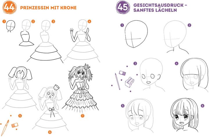 Produktbild 300 Motive zeichnen - Manga (Deutsch, Lise Herzog, 2024)