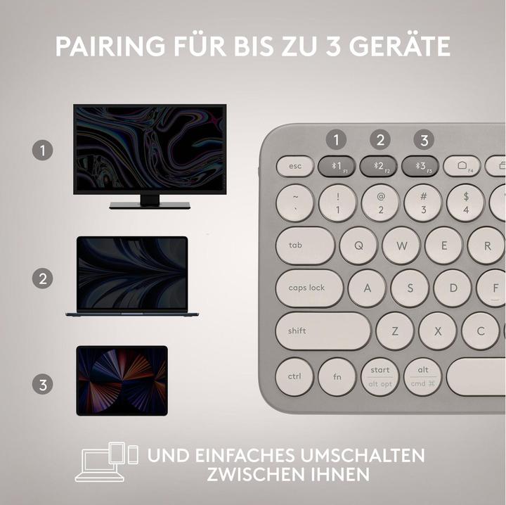 Actual product image Logitech K380 (CH, Wireless)
