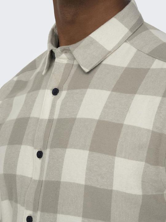 Image du produit Only & Sons Chemise à carreaux à manches longues (L)