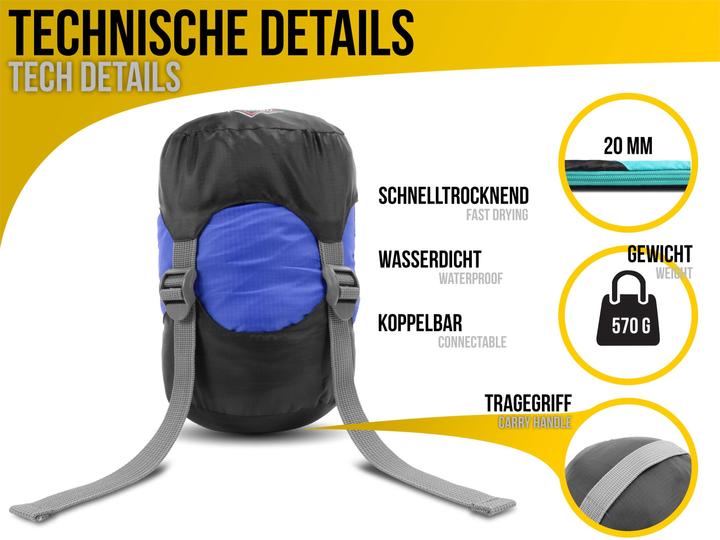 Produktbild Normani Ultralight-Schlafsack Runty (210 cm)