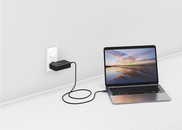 Actual product image Goobay USB-C charger for laptops 90 W black (90 W)