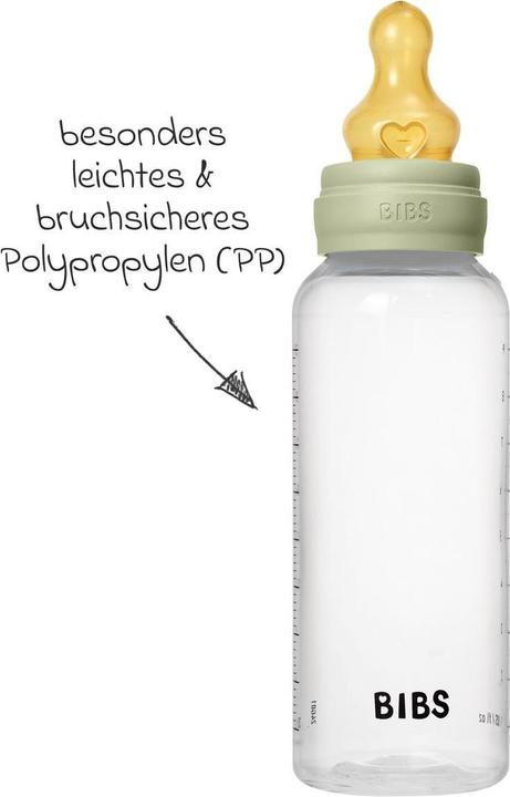 Image du produit Bibs Anti Colic bouteille Latex 270 ml Medium Flow Sage (270 ml)