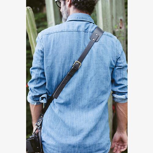 Immagine prodotto Bronkey Cinghia per fotocamera in pelle Tokyo Sling, nera, S Small