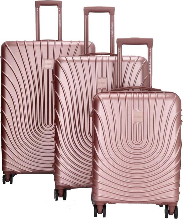 Produktbild Enrico Benetti Calgary 3er Trolley Set Rosé (Handgepäck (bis 50l), M (50 - 90l), L (90 - 115l))