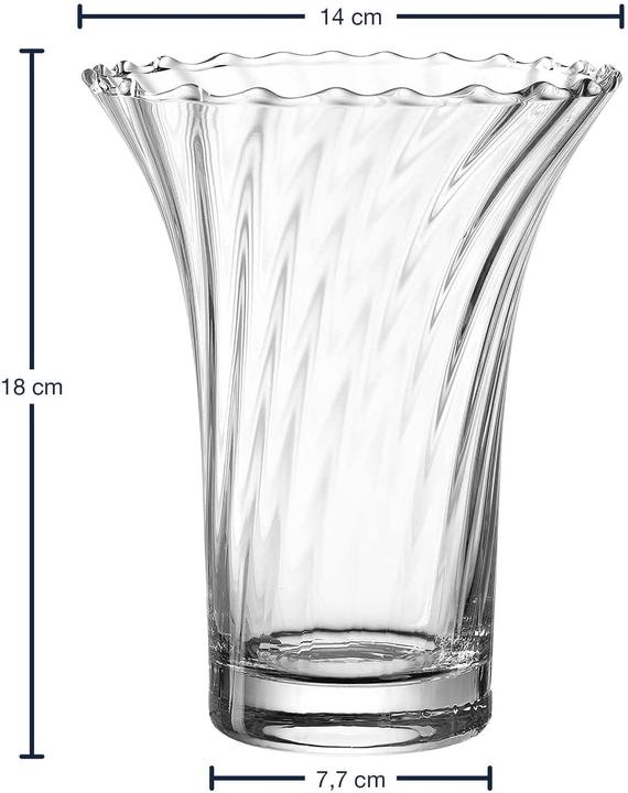 Actual product image Leonardo Vase Ravenna 18 cm Transparent (1 x)