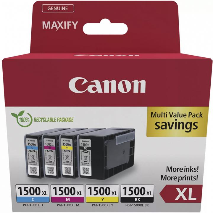 Produktbild Canon PGI-1500XL Multipack (CMYK)