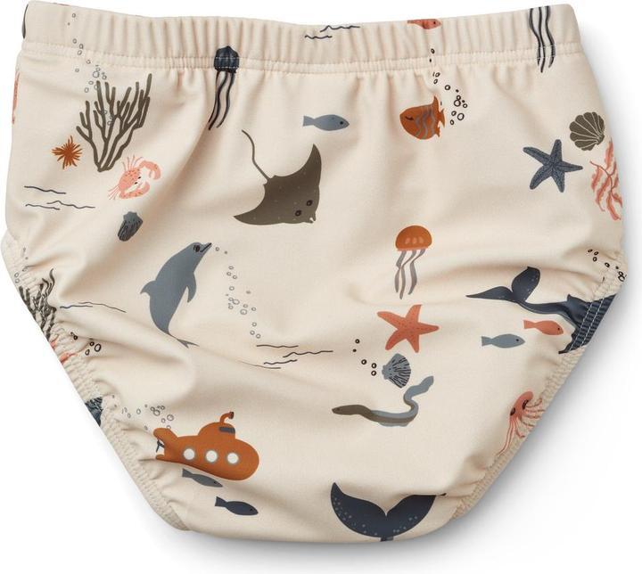 Actual product image Liewood Anthony Baby Swimming Pants Sea Creatures Sandy (74)