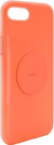 Produktbild Puro iPhone 6/7/8/SE(2022) Icon Serie Silikonhülle mit Metallplakette (Apple iPhone 6, Apple iPhone SE (3rd Gen))