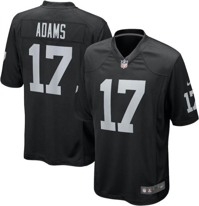 Nike Las Vegas Raiders Home Game Jersey Adams 17 S (S)