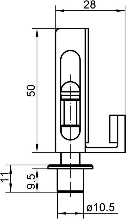 Image du produit Simonswerk Verrouillage du vantail fixe KCM 01