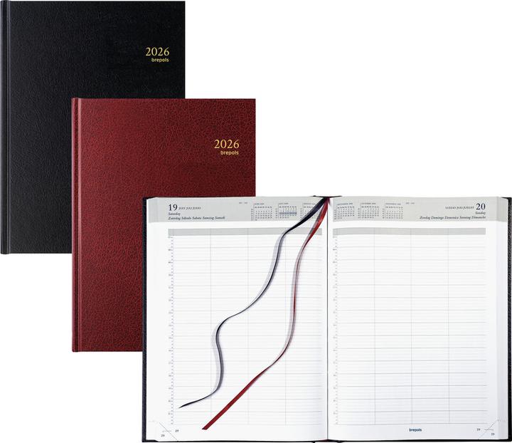 Actual product image Brepols Diary (A4, German, French, English, Dutch)