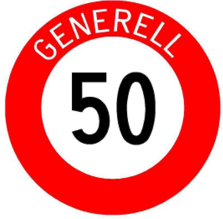 Actual product image BRW Sign for general 50 speed limit 2.30.1