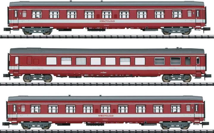 Image du produit MiniTrix SET de 3 voitures à train rapide le Capitole de la SNCF (Voie N)