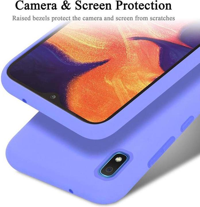 Actual product image Cadorabo TPU Liquid Silicone Case Cover (Samsung Galaxy A10, HTC One M10)