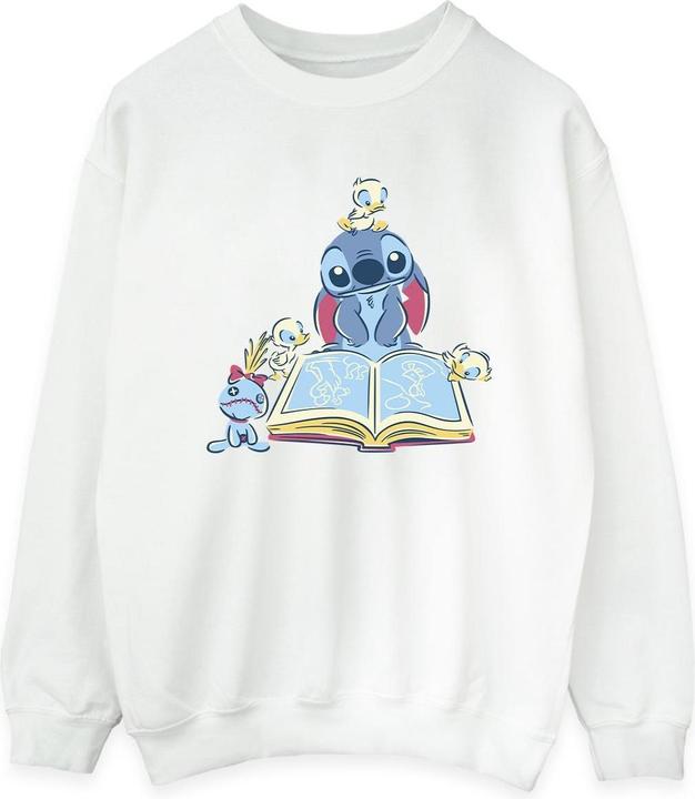 Produktbild Disney Lilo & Stitch Reading A Book Sweatshirt (M)