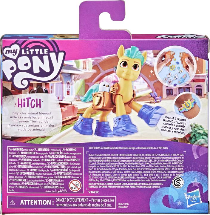 Produktbild My Little Pony Eine neue Generation Kristall-Abenteuer Hitch Trailblazer, 7,5 cm grosses Pony mit Üb